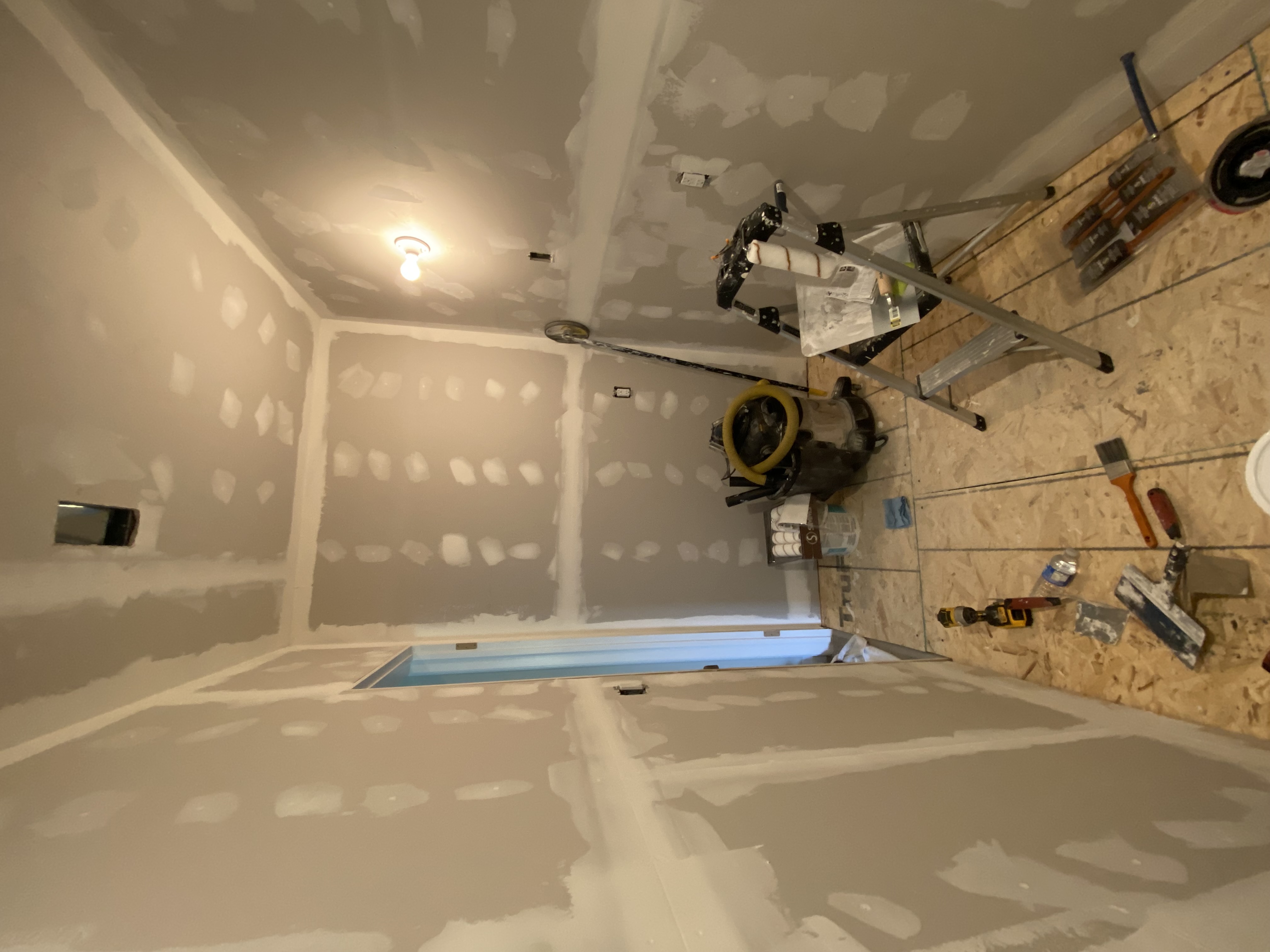 Before-Brand New Bathroom Install