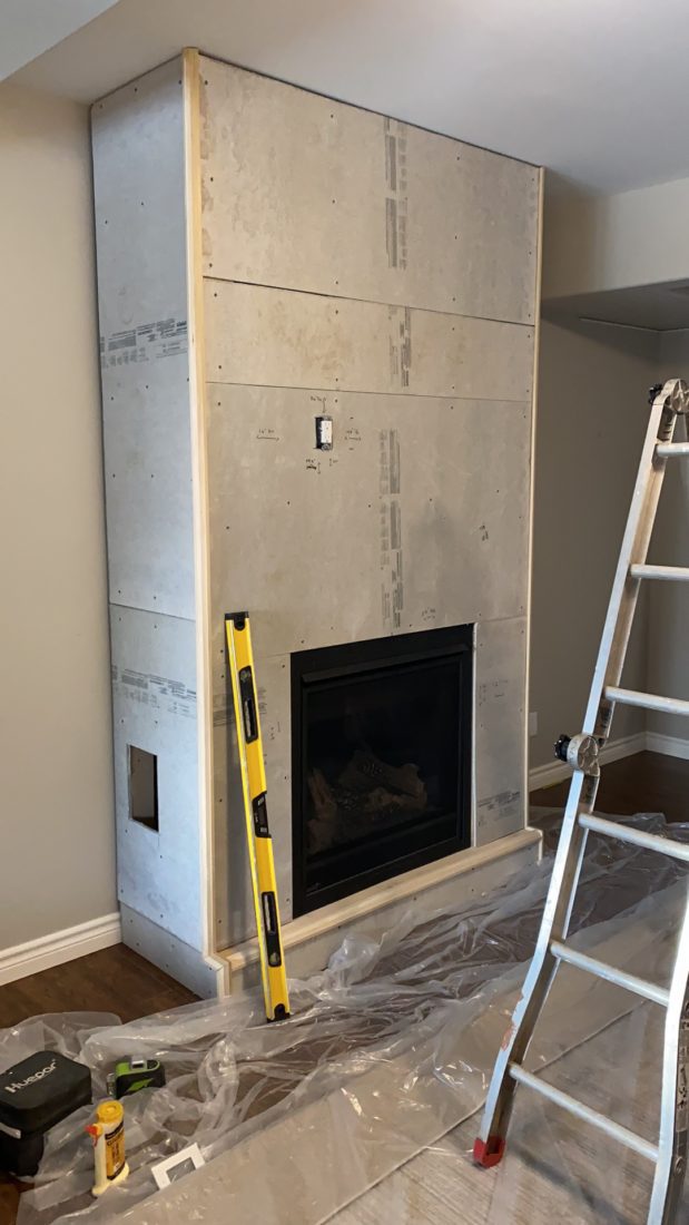 Before-Fireplace Installation