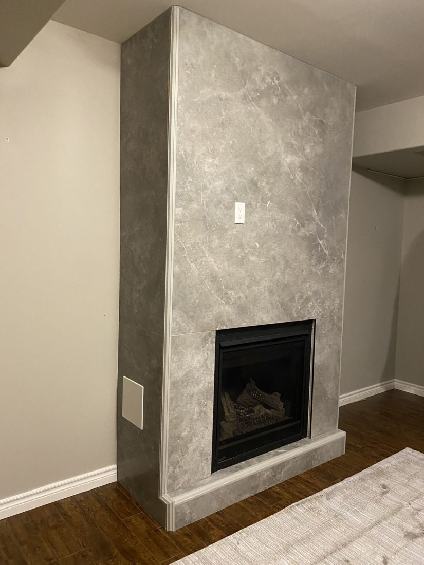 After-Fireplace Installation