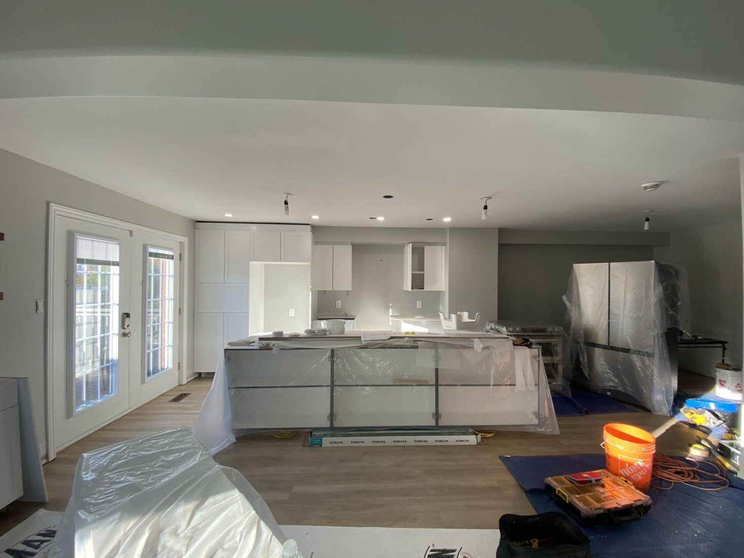 Before-Kitchen Installation 